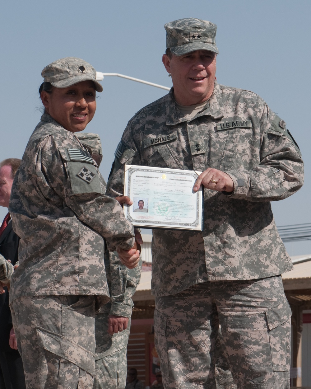 Naturalization Ceremony Held in Afghanistan