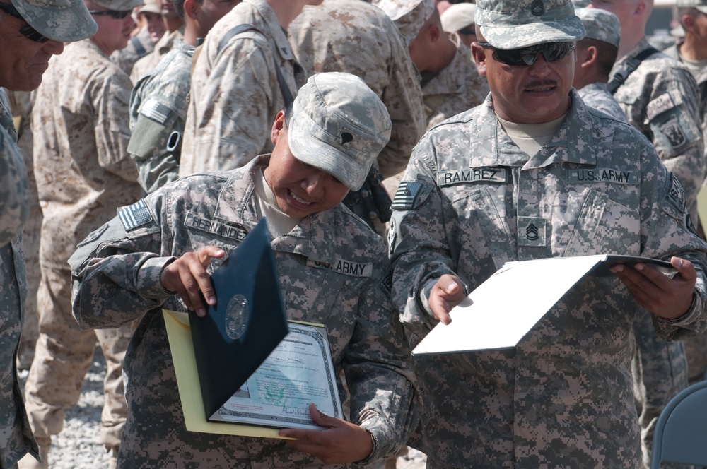 Naturalization Ceremony Held in Afghanistan
