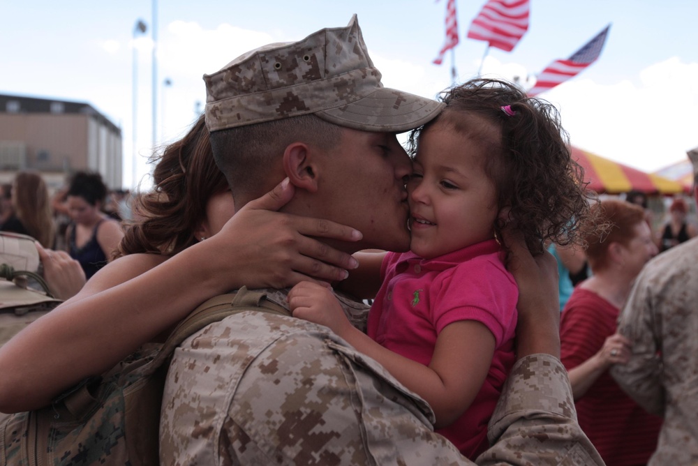 Regimental Combat Team 7 Returns From Deployment