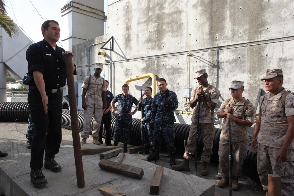 On Treasure Island, wealth for Marines lies under the rubble