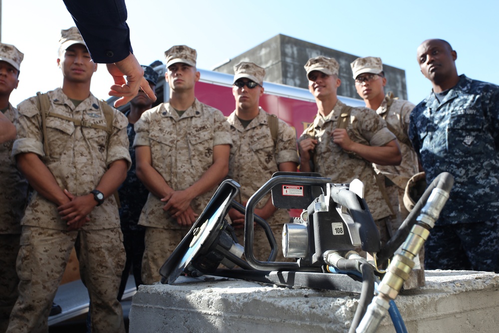 On Treasure Island, wealth for Marines lies under the rubble