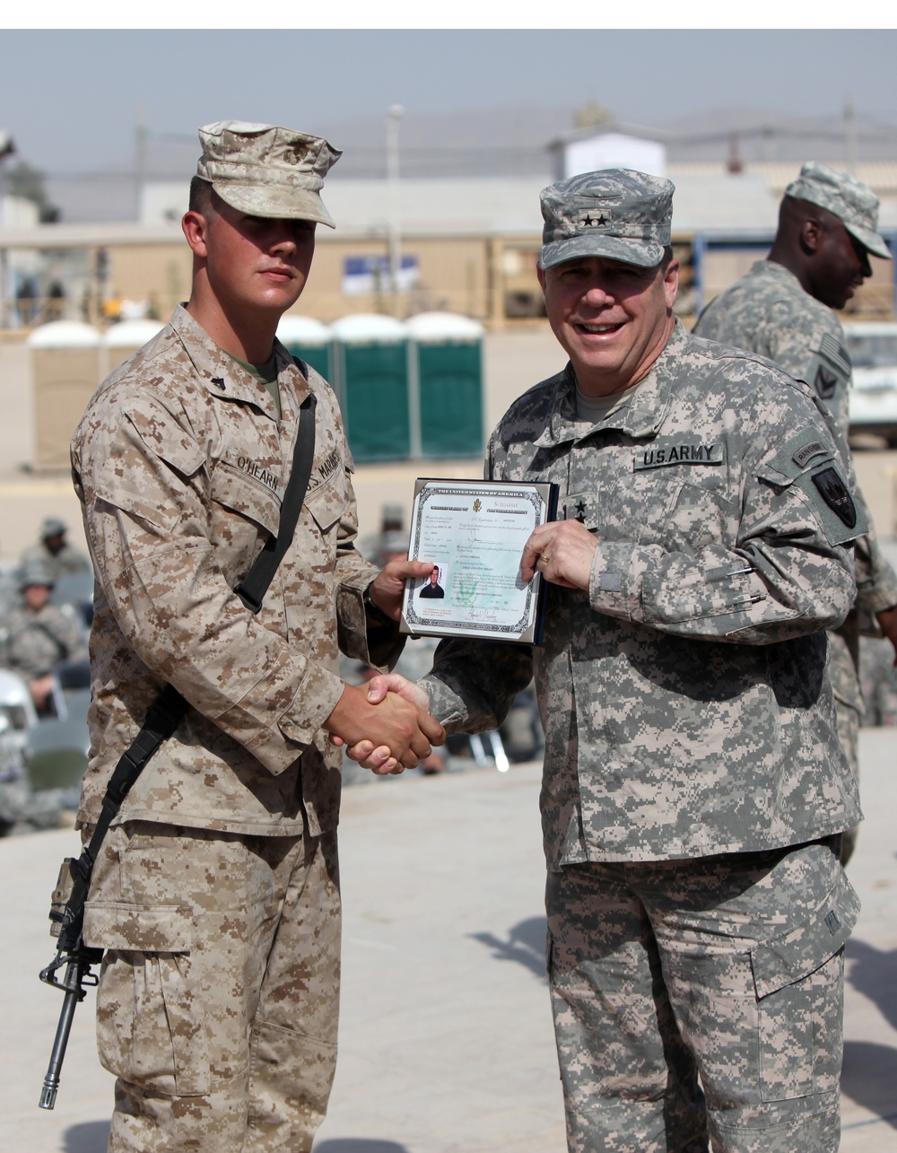 Service Members Gain Citizenship at Naturalization Ceremony