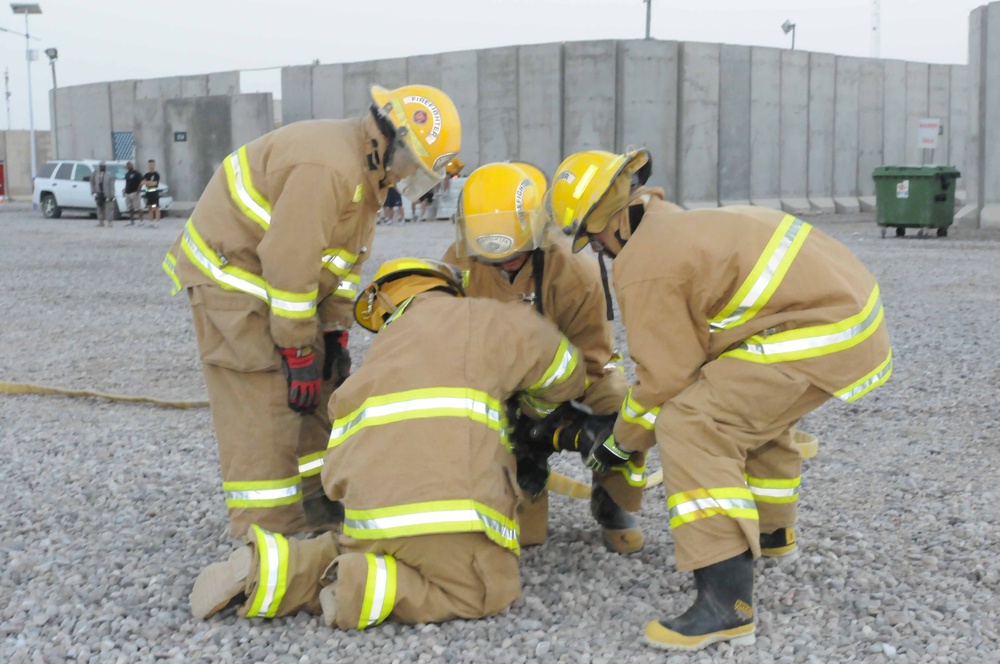 Firefighter's Challenge kindles a break for Basra