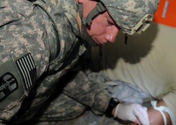 322nd Medical Company validates skills of combat medics