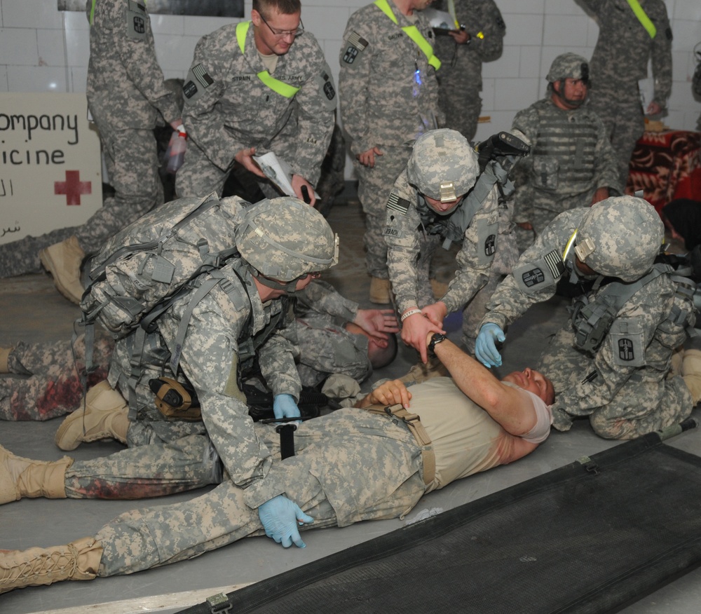 322nd Medical Company validates skills of combat medics