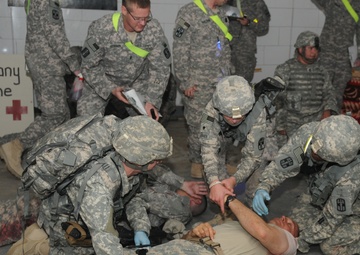 322nd Medical Company validates skills of combat medics