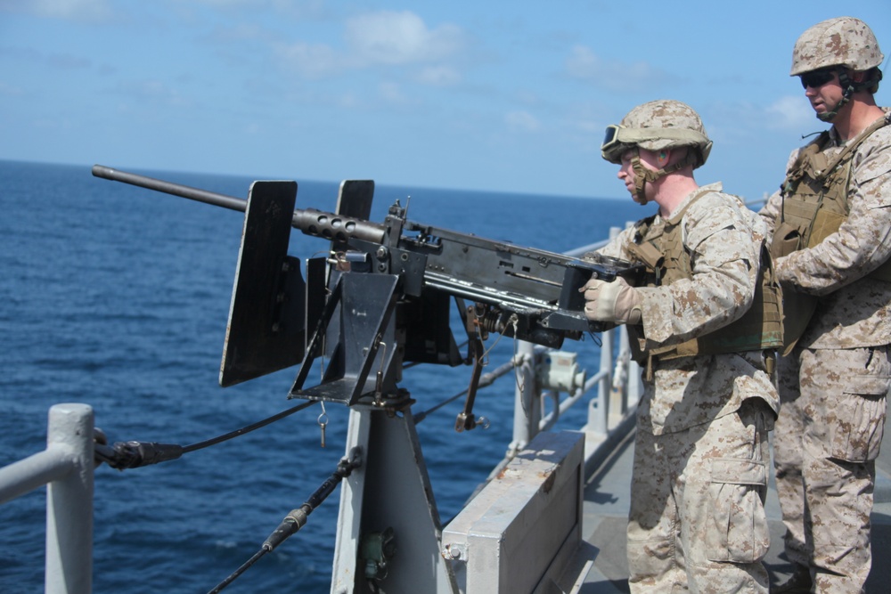 DVIDS - Images - USS Carter Hall .50 Cal Shoot [Image 7 of 9]
