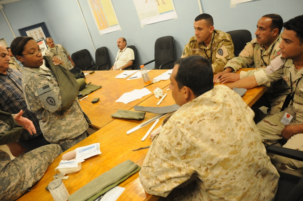 Medics conduct advanced training with IA counterparts