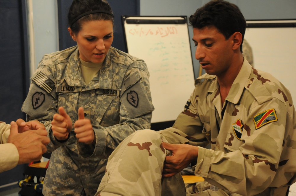 Medics conduct advanced training with IA counterparts