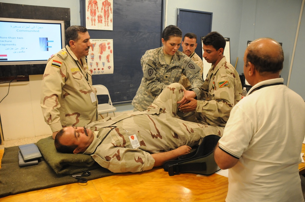 Medics conduct advanced training with IA counterparts
