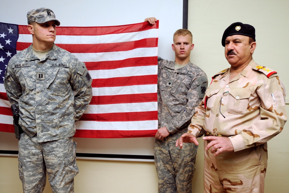 USD-C Soldier Promoted by Iraqi Army General