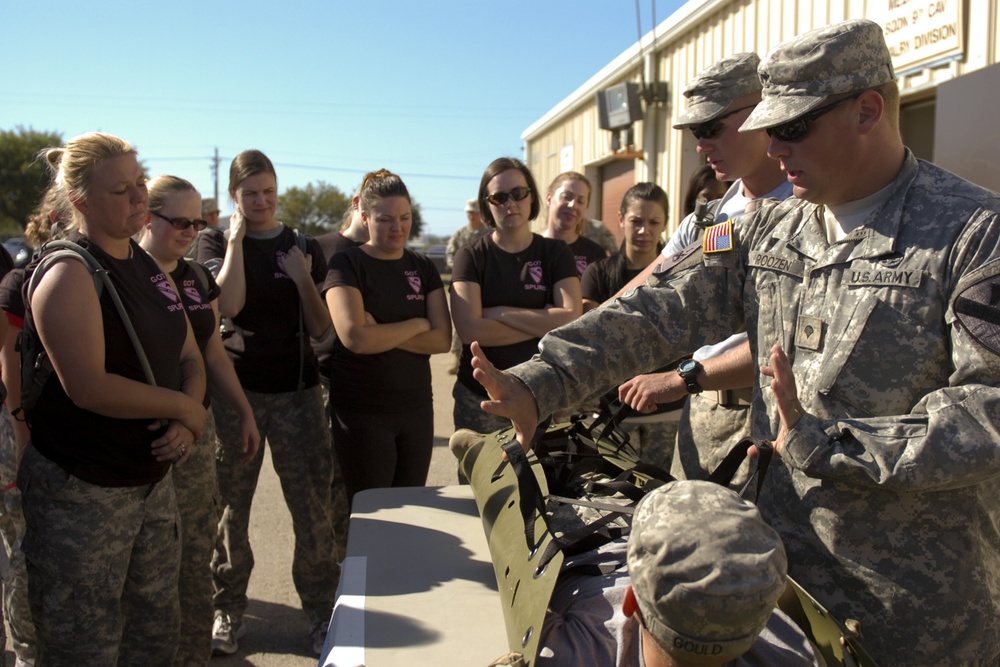 Greywolf spouses earn their spurs: Brigade upholds tradition and invites family for ride