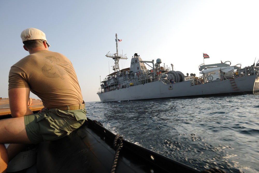 Explosive Ordnance Disposal Mobile Unit 1 trains