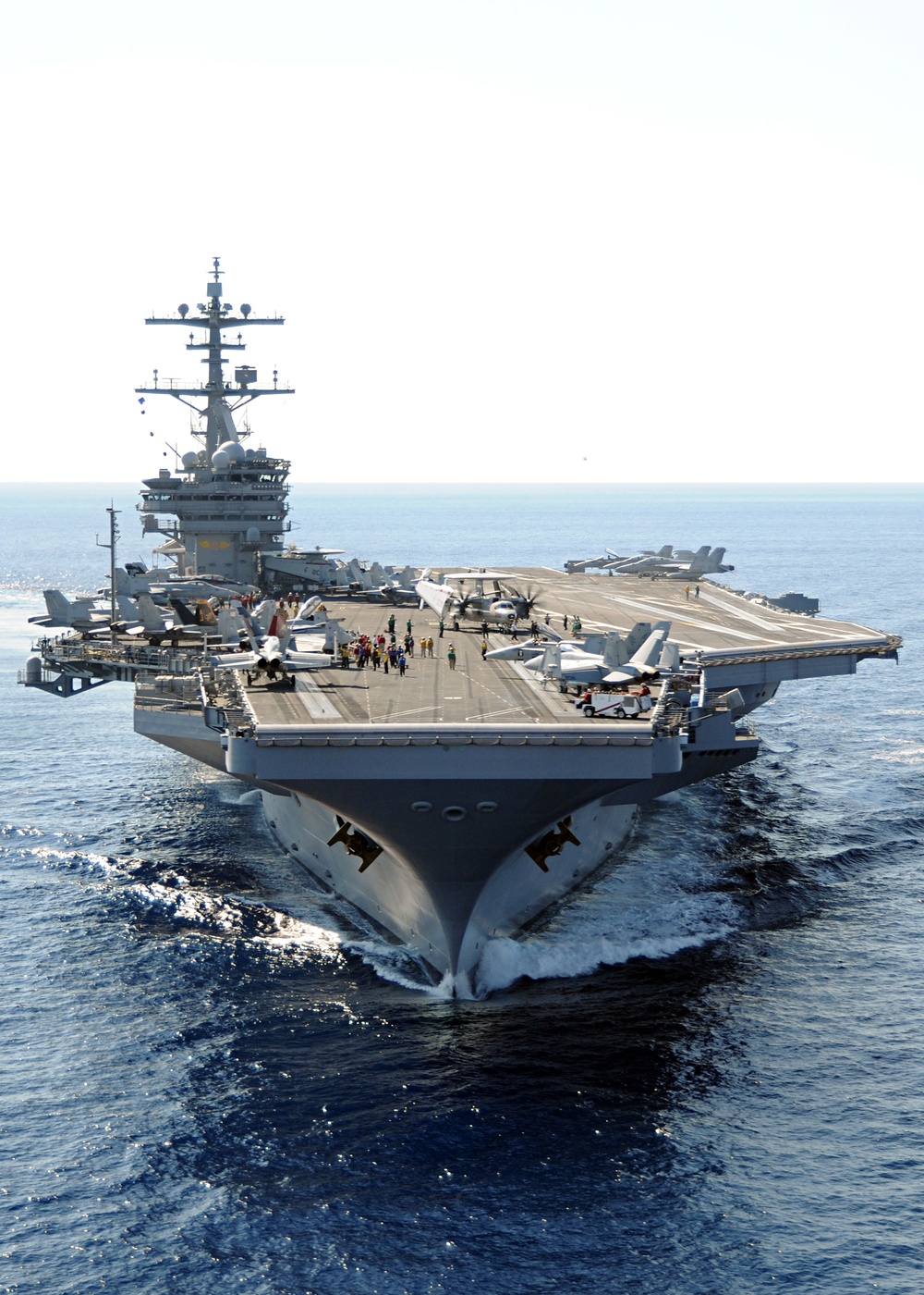 USS George H.W. Bush action