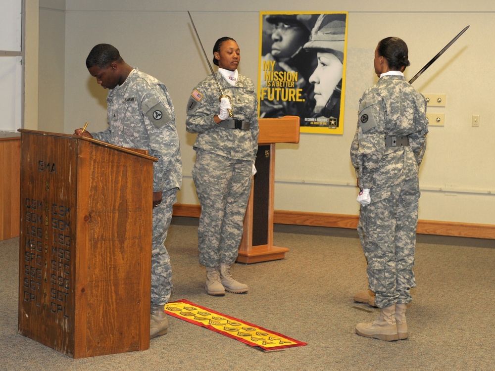 Expeditionary Sustainment Command Welcomes New Non-commissioned Officers