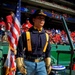 1st Cavalry Division Honor Guard takes the mound