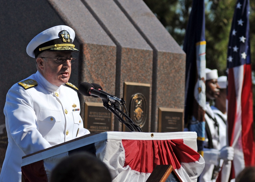 USS Cole memorial ceremony