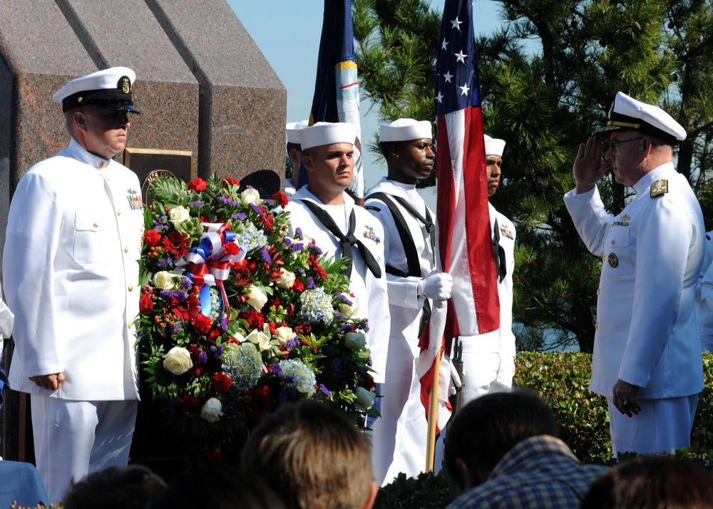 USS Cole memorial ceremony