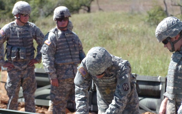 Artillery Unit Learns Emergency Detonation Procedures
