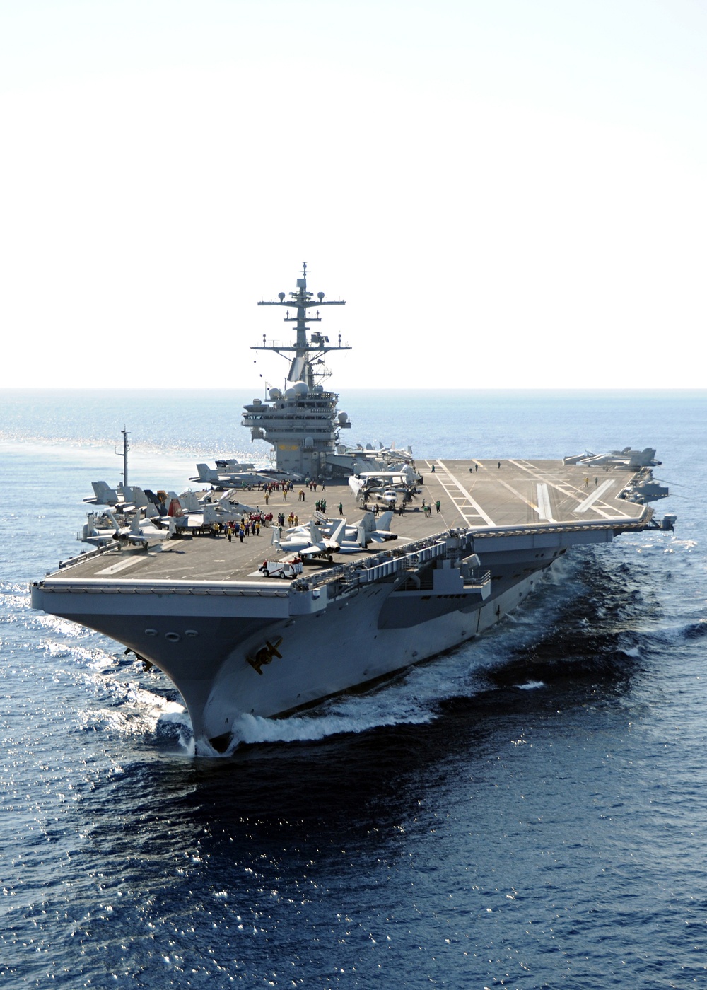 USS George H.W. Bush action