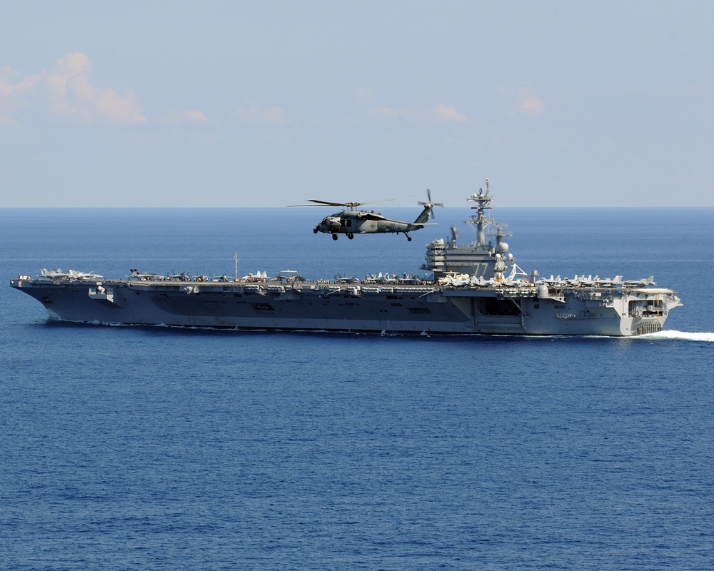 USS George H.W. Bush action