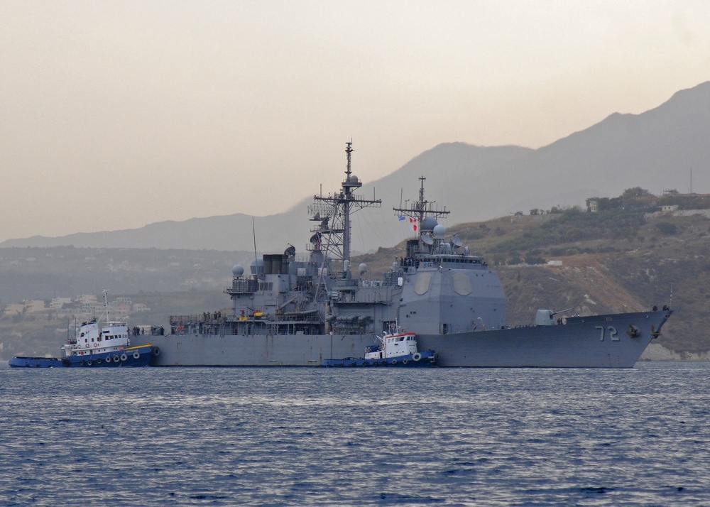 USS Vella Gulf in Greece