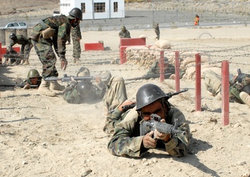 Kabul Military Training Center obstacle course