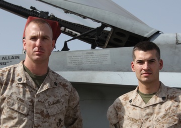 Drill instructor, former recruit serve together as ‘Red Devils’