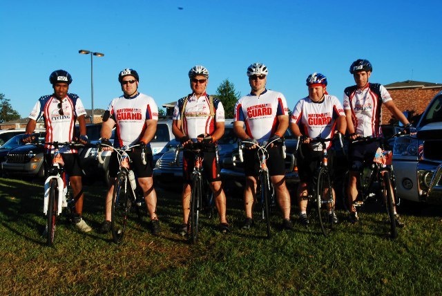 Guardsmen Bike 150 Miles for MS: 1022nd Vertical Engineer Company Soldiers Ride to Fight Multiple Sclerosis