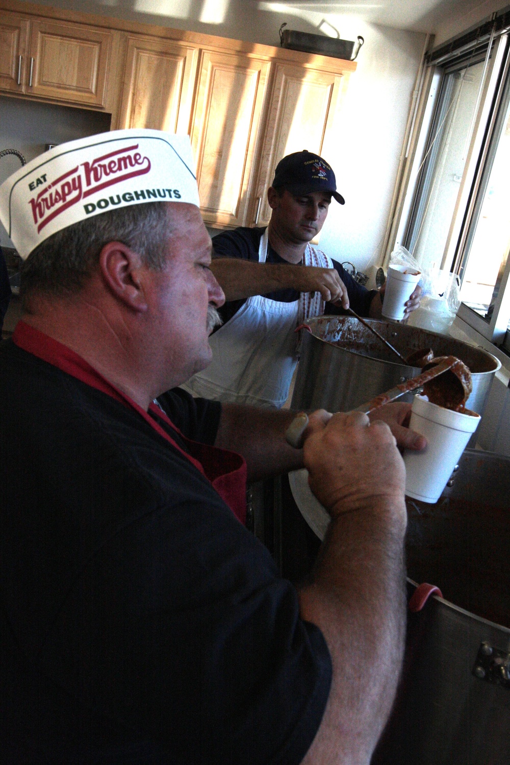 Fire Department chili lunch cooks up crowd