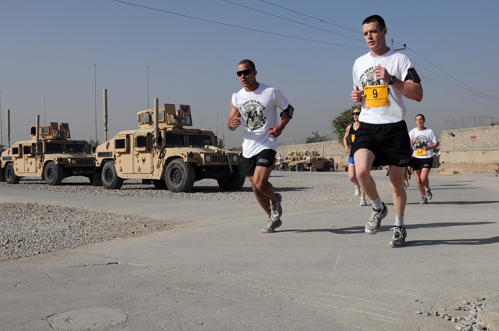 2010 Army Ten-Miler Shadow Run Afghanistan