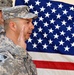 Army first sergeant re-enlists