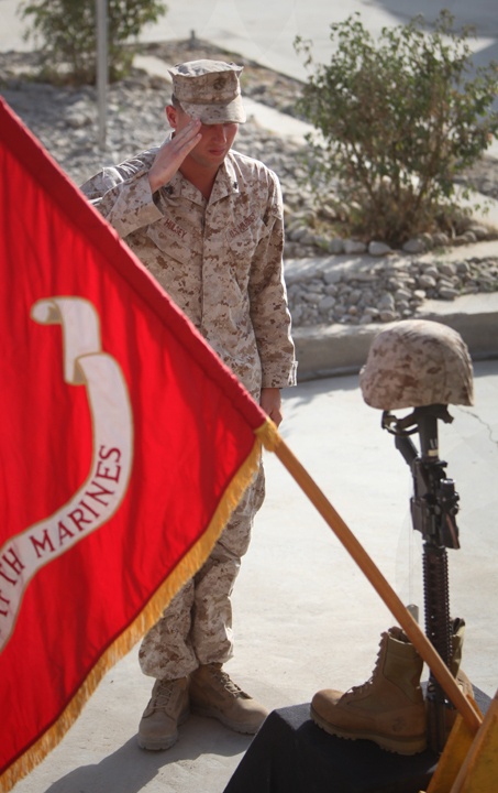 3rd Battalion, 5th Marine Regiment Memorializes Fallen Marine
