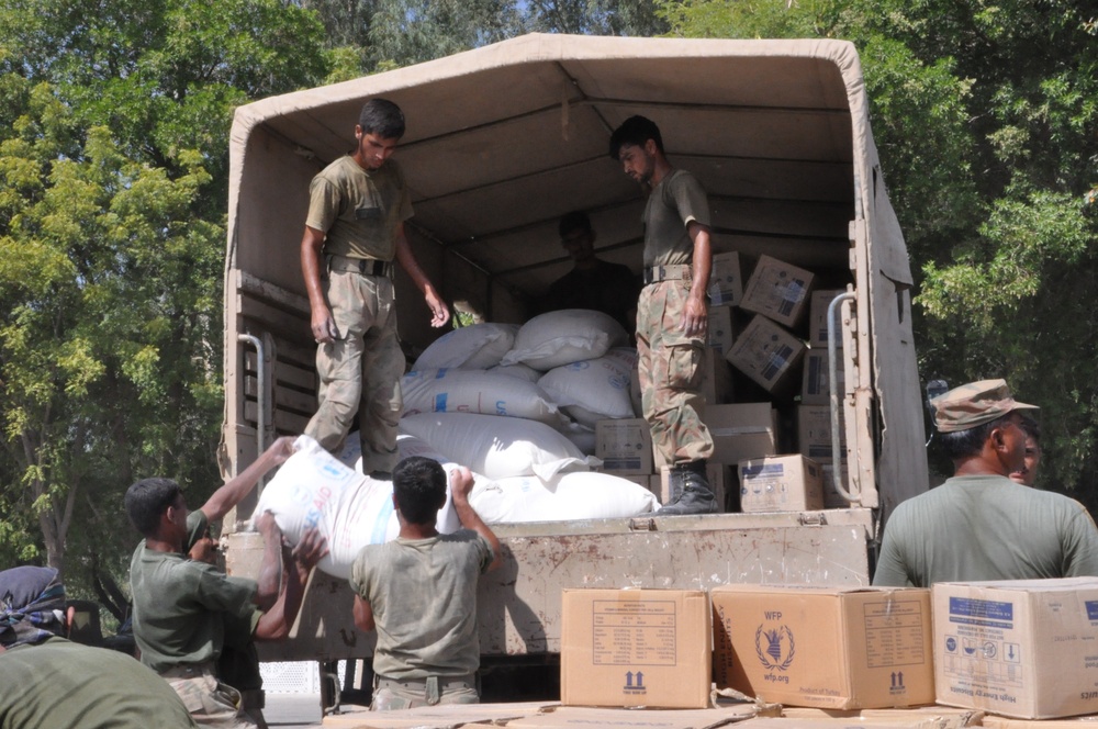 US Flood Relief Operations Continue at Pano Aqil
