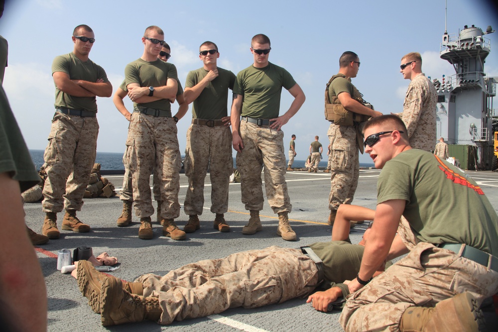 USS Ponce Combat Lifesaver