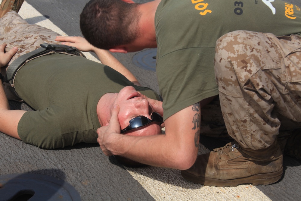 USS Ponce Combat Lifesaver