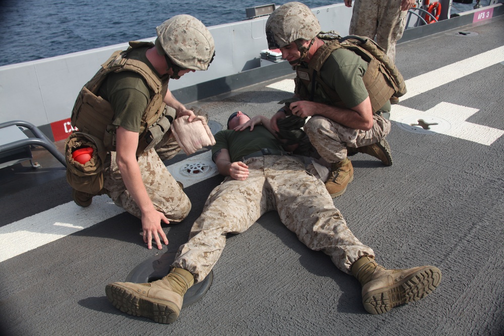 USS Ponce Combat Lifesaver