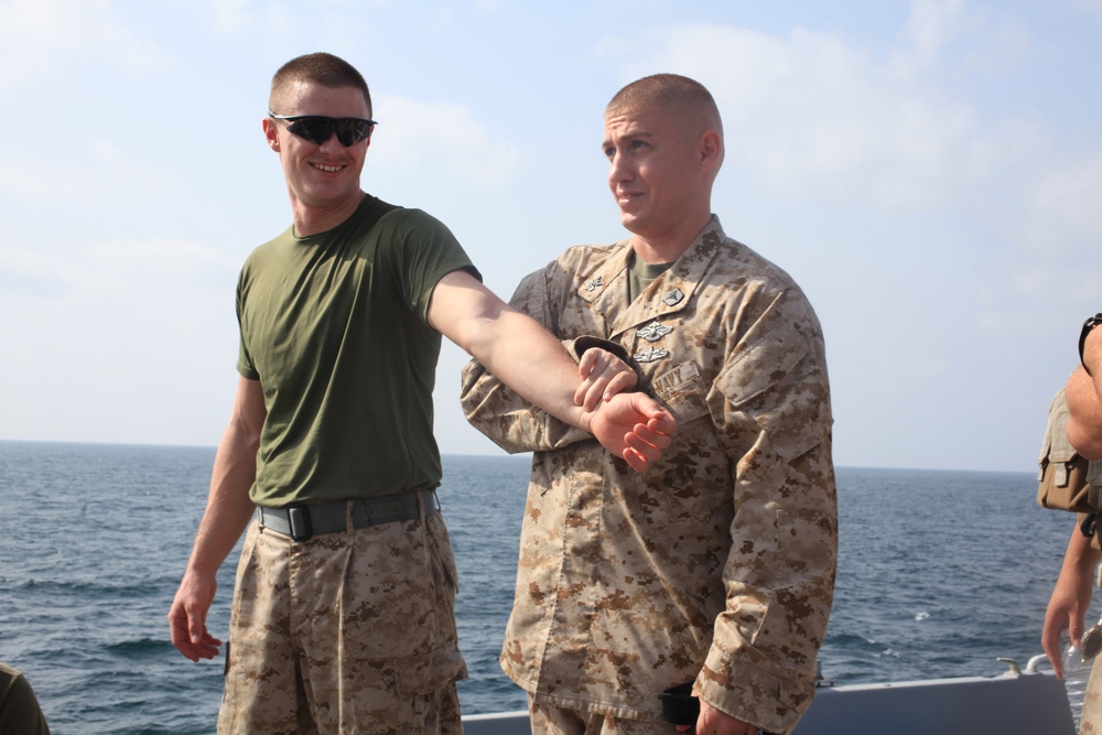 USS Ponce Combat Lifesaver