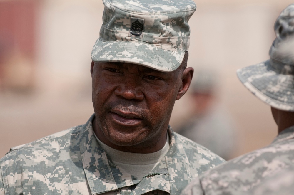 USF-Is top NCO offers advice on mission, troop welfare