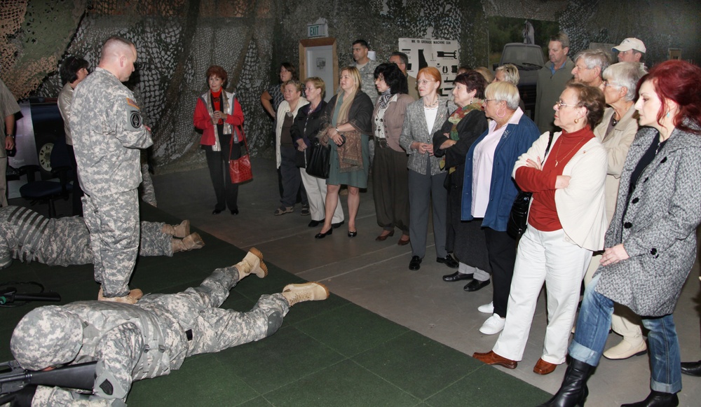 German-American International Women's Club Visits 21st TSC