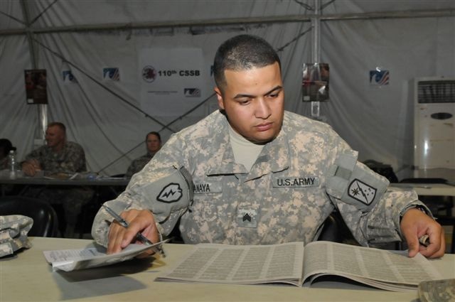 Deployed soldiers gather in support of Combined Federal Campaign-Overseas