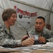 Deployed soldiers gather in support of Combined Federal Campaign-Overseas