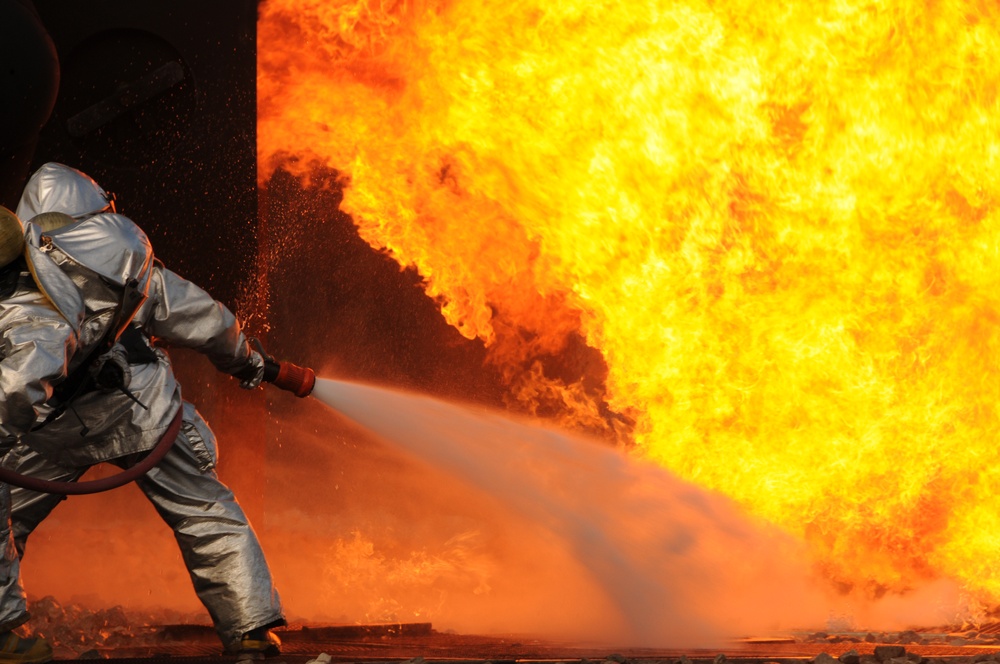 180th Firefighter Live-Fire Training