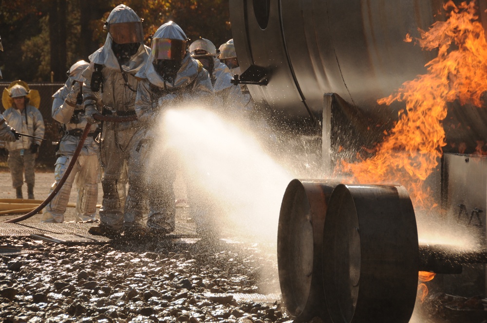 180th Firefighter Live-Fire Training