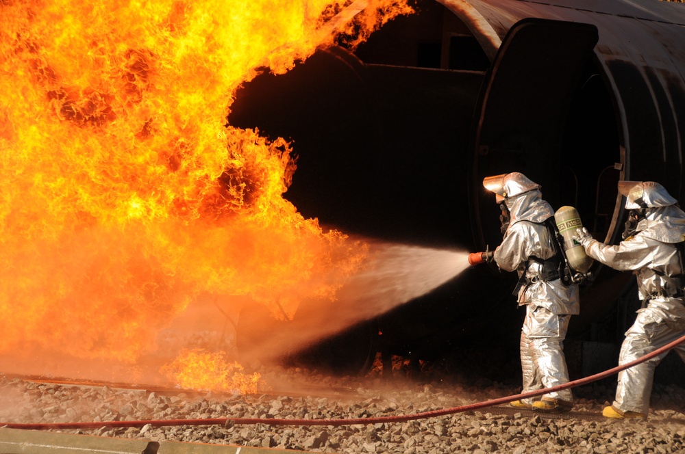 180th Firefighter Live-Fire Training