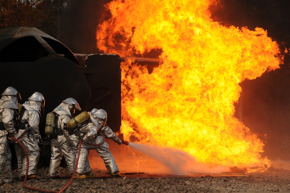 180th Firefighter Live-Fire Training