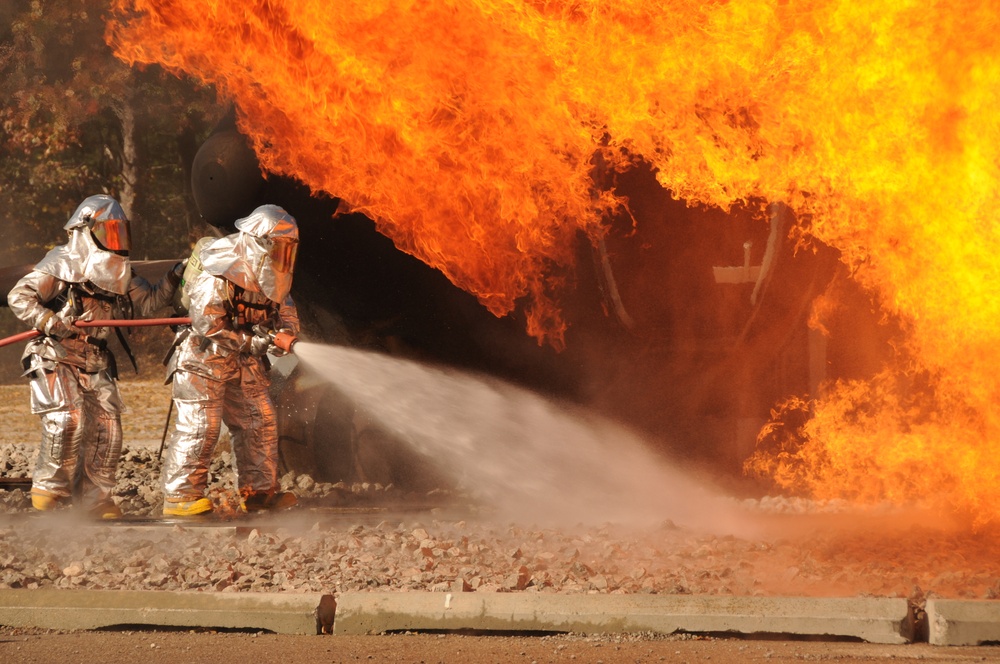 180th Firefighter Live-Fire Training