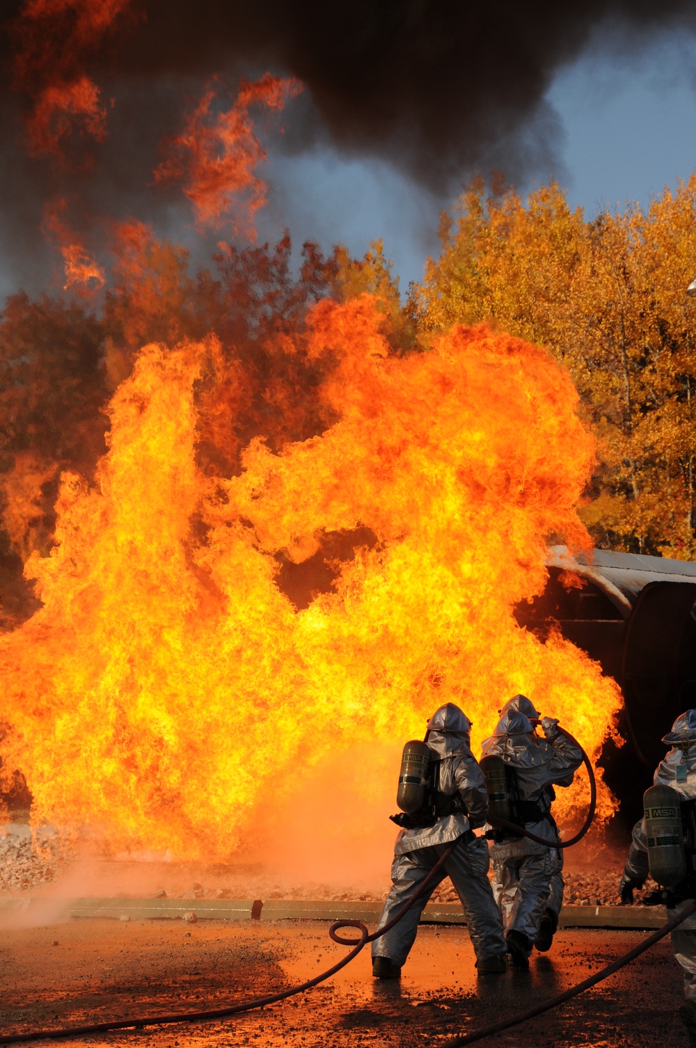 180th Firefighter Live-Fire Training