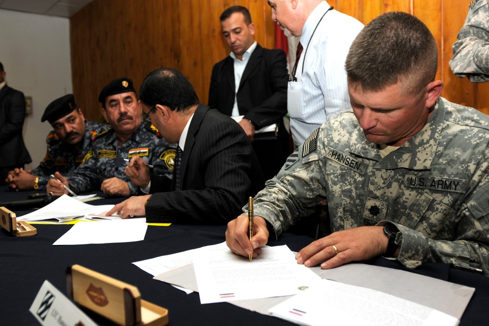 USD-C Transfers COS Falcon to Iraqi Government