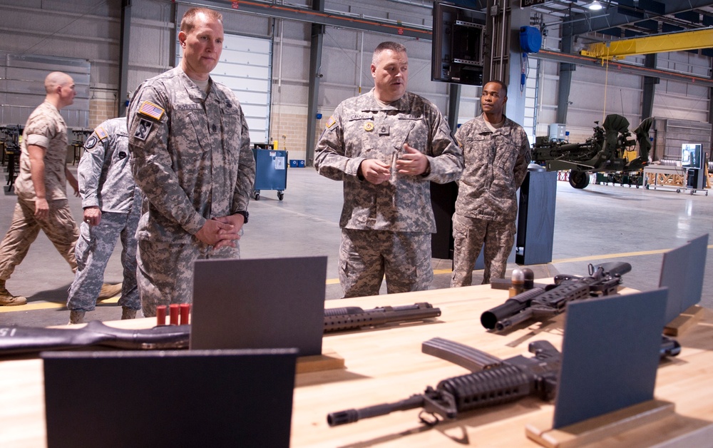 Army Reserve Command Sgt. Major visits Fort Lee trainees